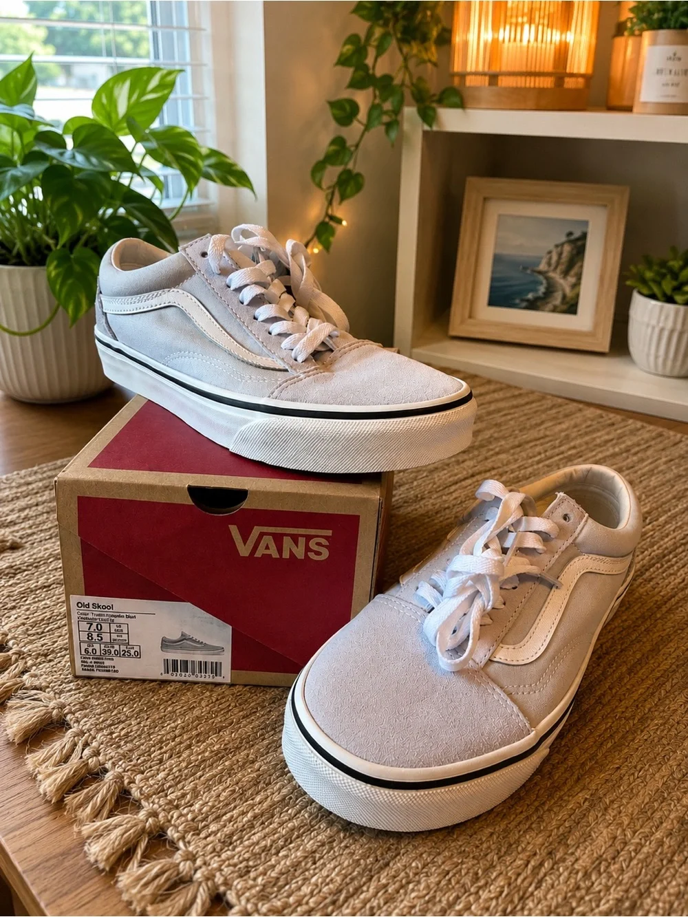 Vans Old Skool Sneakers in color theory halogens Blue